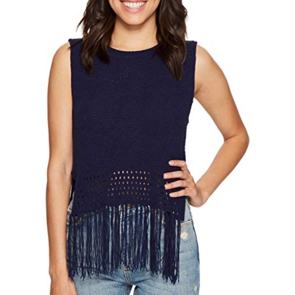 BB Dakota | Yuri Fringe Sweater Vest (NWT)